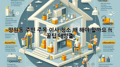 🏠✨ 망원동 주민 주목! 이사 청소, 왜 해야 할까요? (ft. 꿀팁 대방출)
